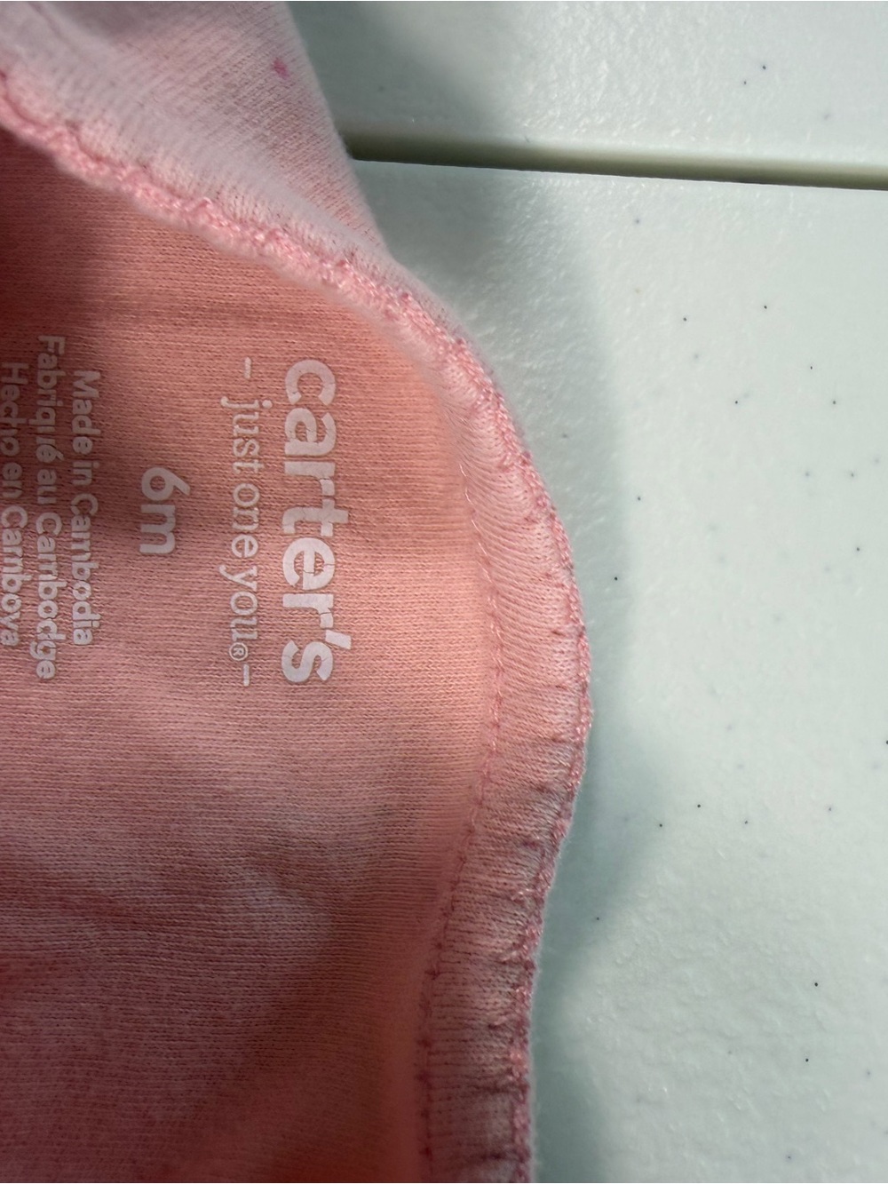 Carter’s Just One You 6M Pink Flamingo Footed Sleeper Pajamas - Picture 2 of 4